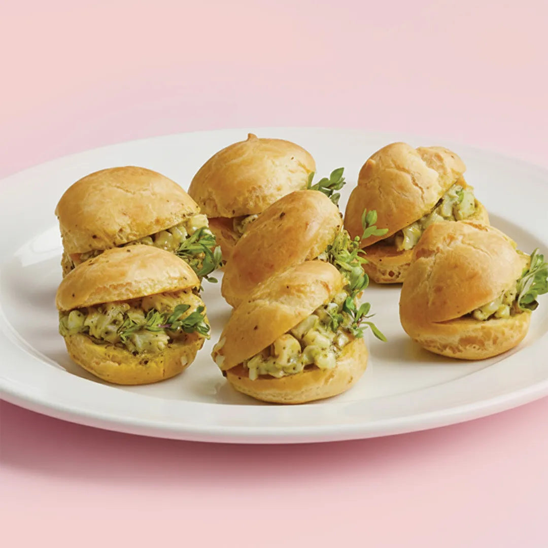 Pommery Shrimp Gougeres