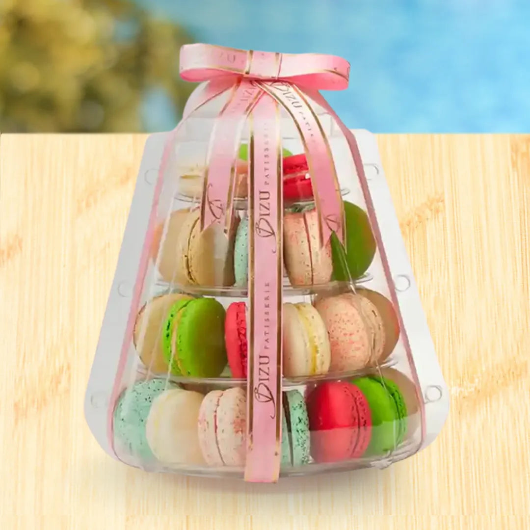 4-Tier Macaron Tower