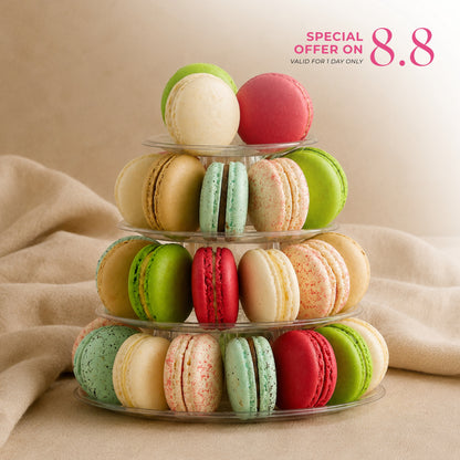 4-Tier Macaron Tower