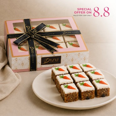 8.8 Dessert Duo Special: Chocolate Brownies, Dark Chocolate Revel Bars & Carrot Walnut Bars (Choose any 2)