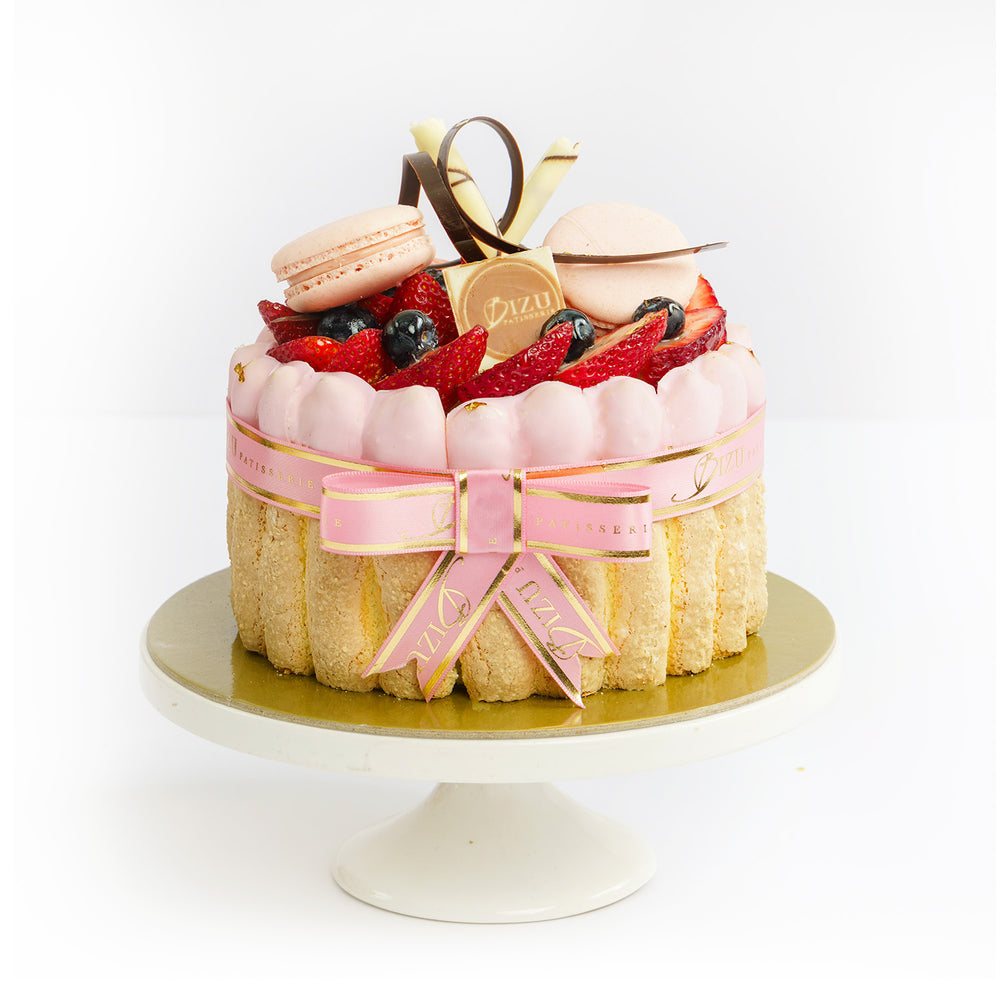 Charlotte Raspberry Cake
