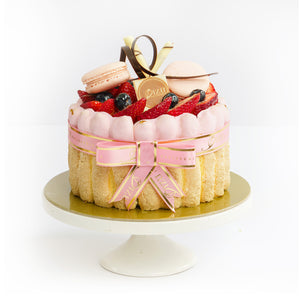 Charlotte Raspberry Cake