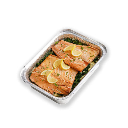 Baked Salmon Rockefeller