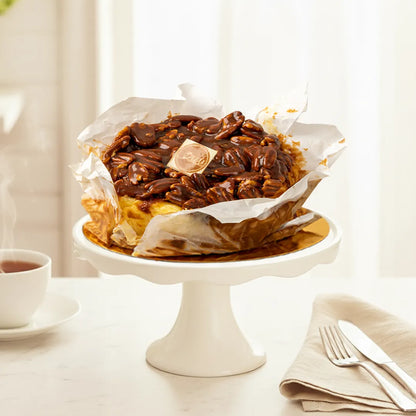 Basque Cheesecake with Salted Pecan