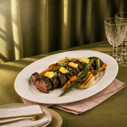 Beef Tenderloin with Black Garlic & Truffle Jus