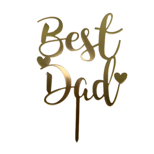 Father's Day Acrylic Cake Topper