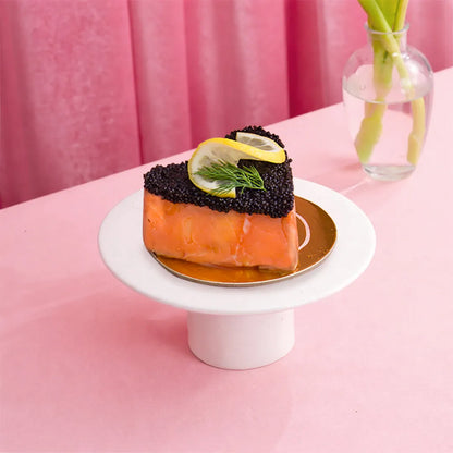 Smoked Salmon and Black Caviar Pie Valentine's Edition