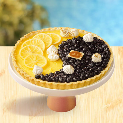 US Blueberry Lemon Custard Tart