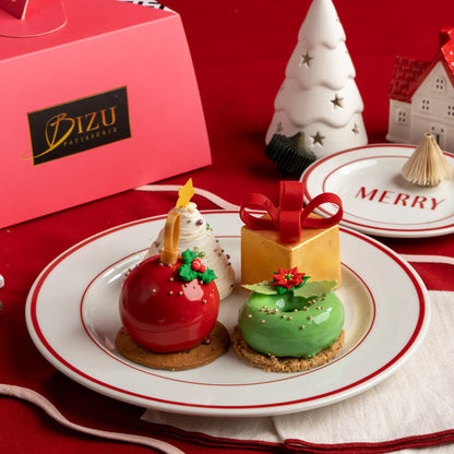 Cake Surprise Box of 4 Christmas Edition