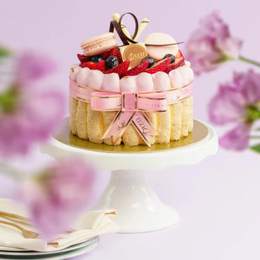 Charlotte Raspberry Cake