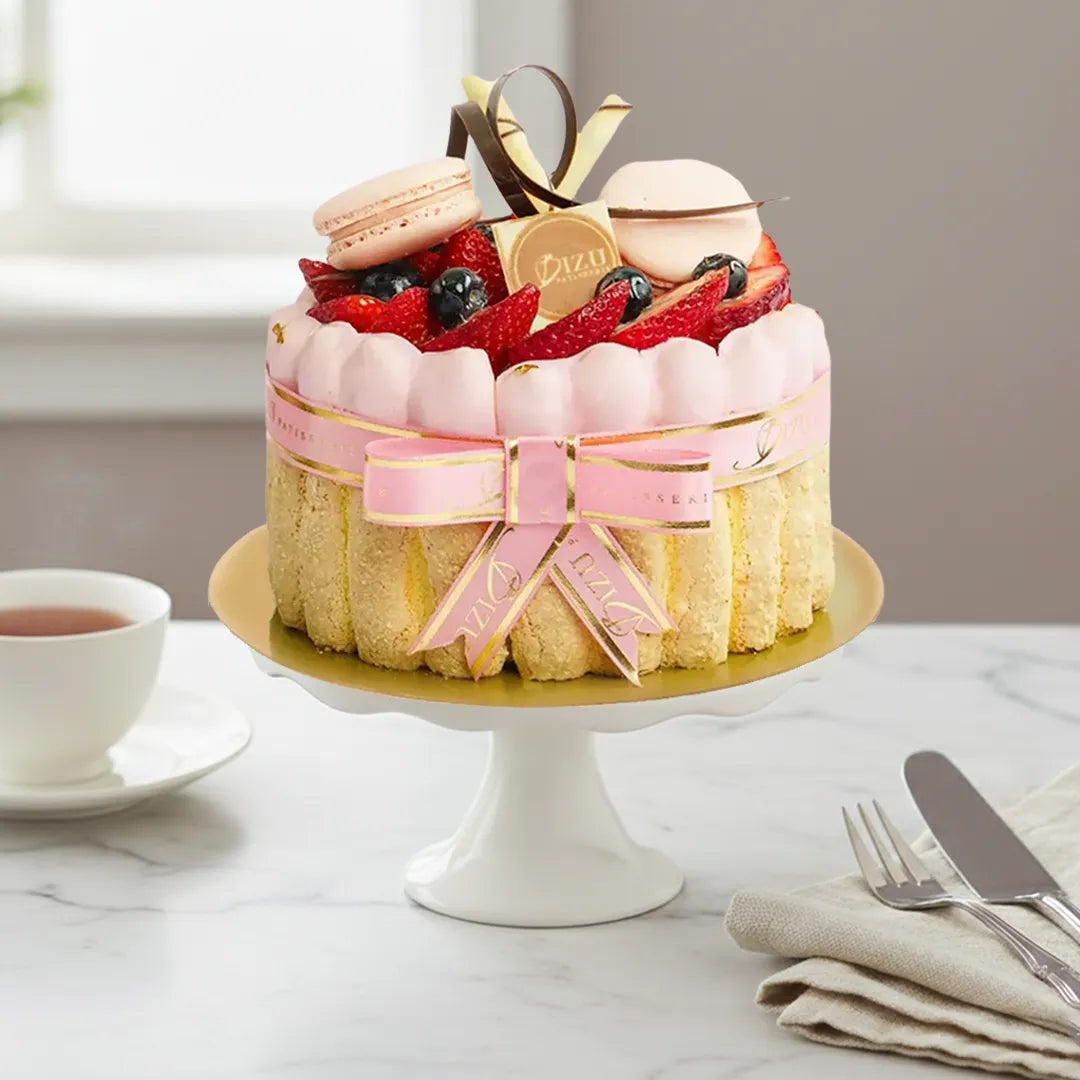 Charlotte Raspberry Cake
