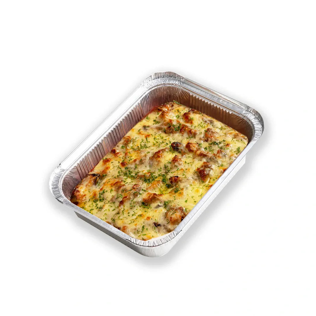 French Onion and Mushroom Chicken Gratinée