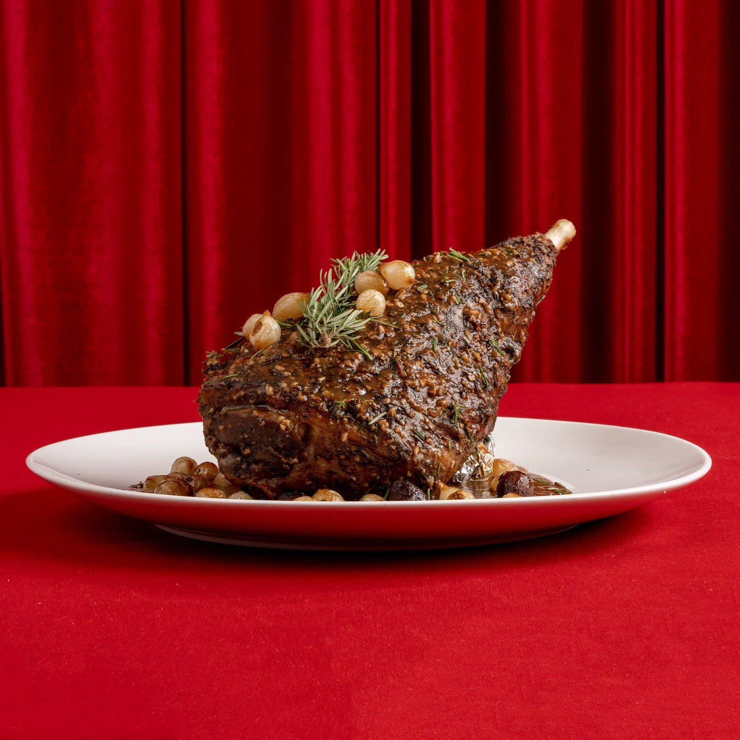 Herb-Crusted Australian Lamb Leg (Bone-In)