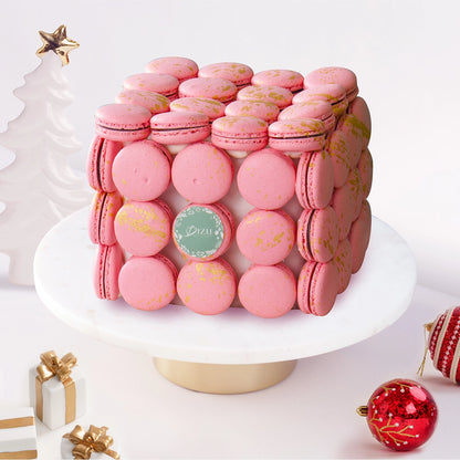 Le Cube Macaron Cake