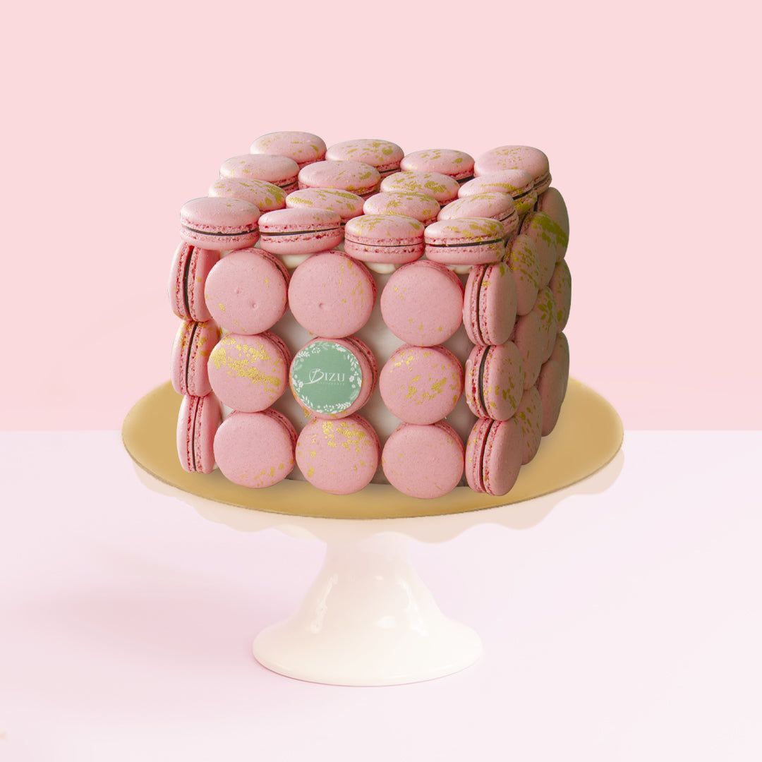 Le Cube Macaron Cake