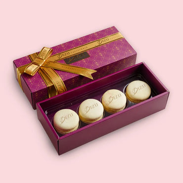 Personalized Macaron de Paris Box of 4