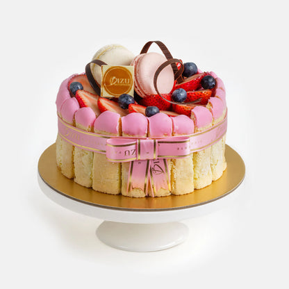 Charlotte Raspberry Cake