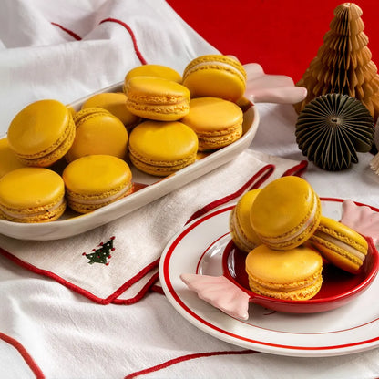 Queso De Bola with Dulce de leche Macaron de Paris Christmas Special