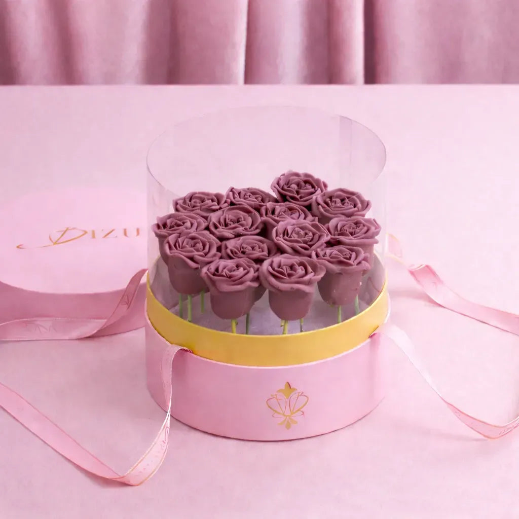 Ruby Pink Chocolate Roses