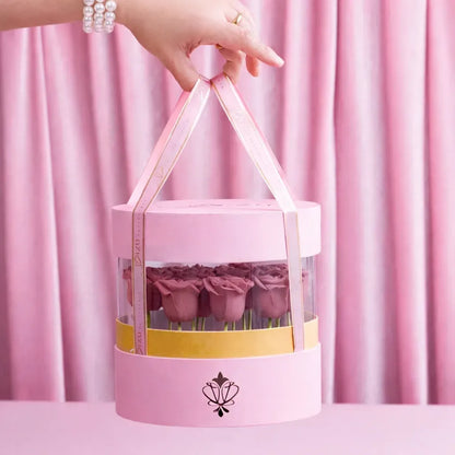 Ruby Pink Chocolate Roses