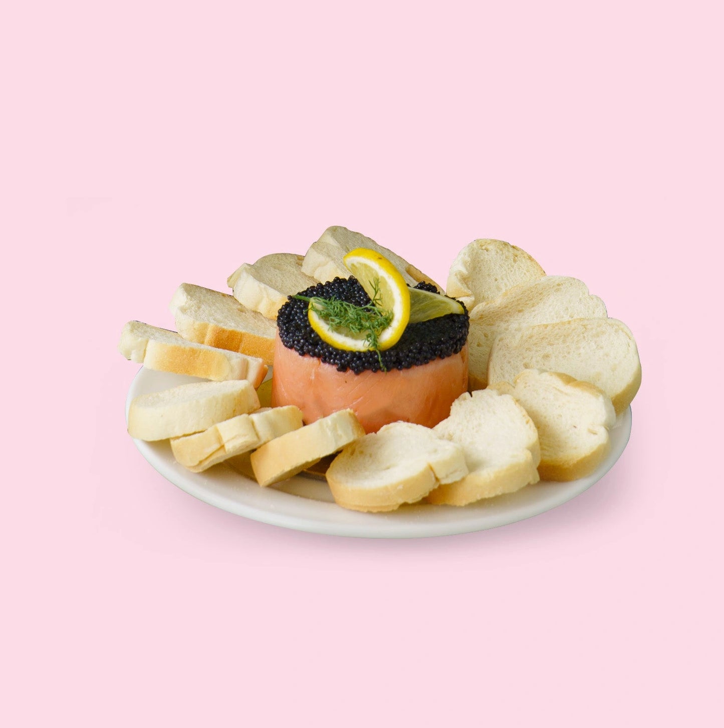 Smoked Salmon and Black Caviar Pie