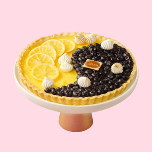 US Blueberry Lemon Custard Tart