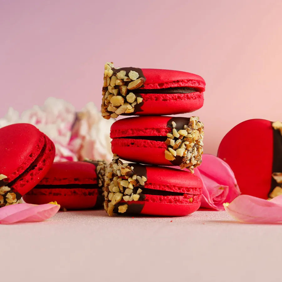 Valrhona Chocolate with Mixed Berries Macaron de Paris Special Box of 8