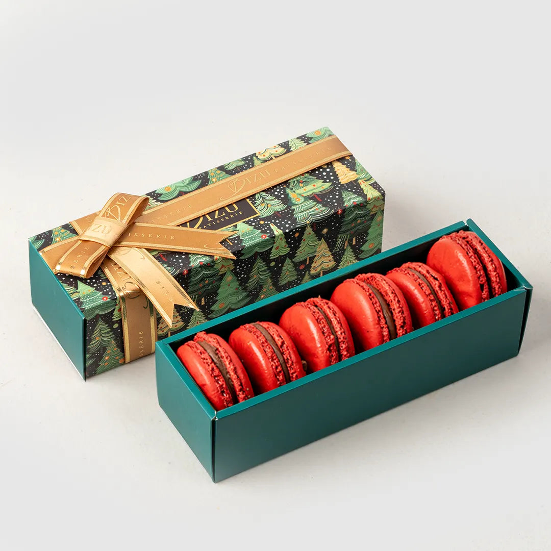 Valrhona with Cacao Nibs Macaron de Paris Christmas Special