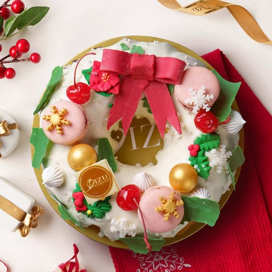 Holiday Wreath Cake