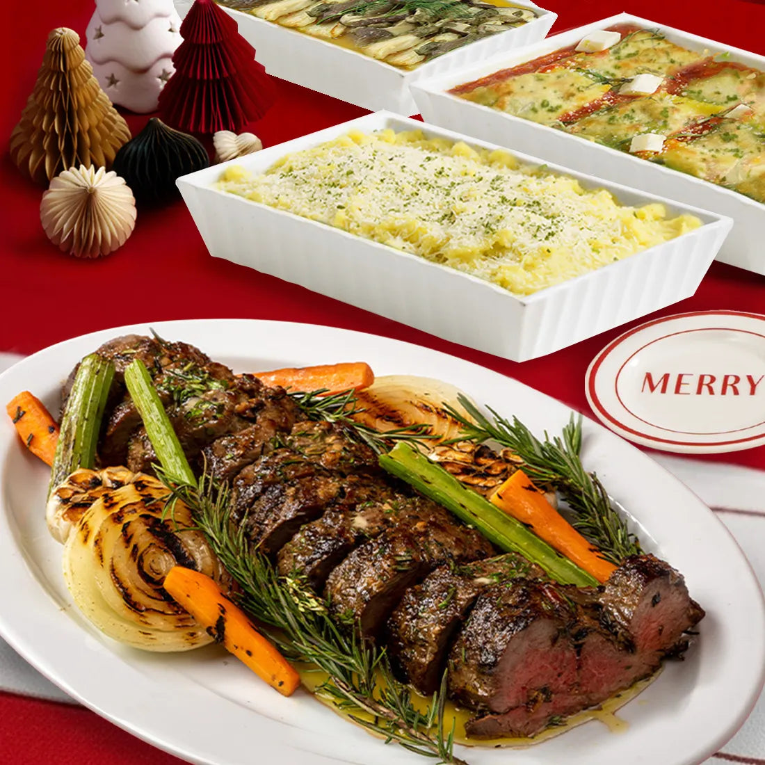 Beef Tenderloin with Black Garlic & Truffle Jus Set