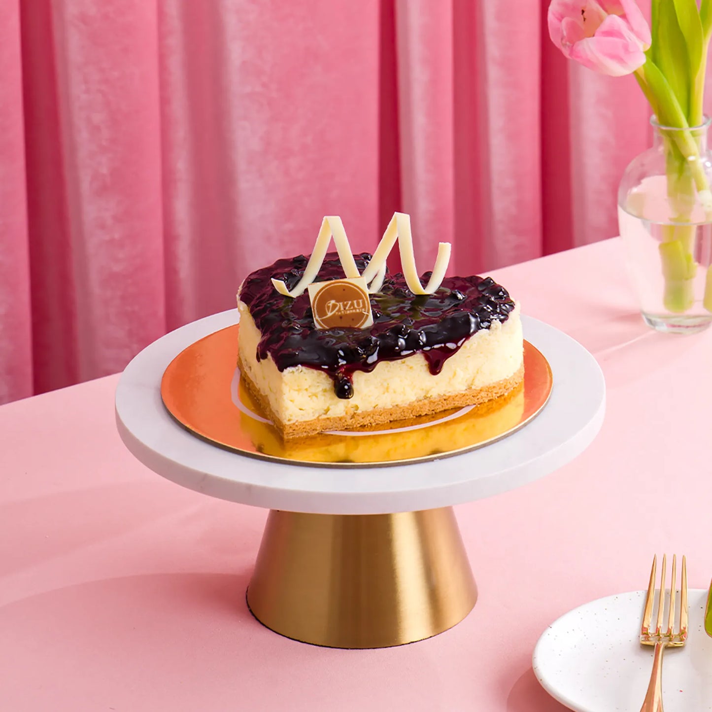 Blueberry Chiboust Valentine's Edition