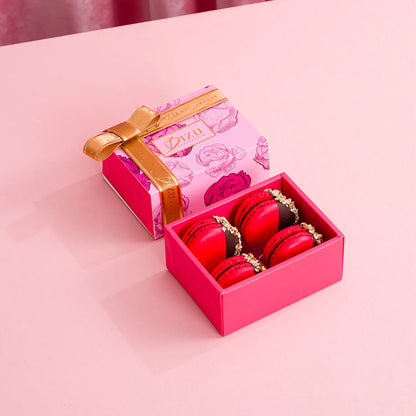 Valrhona Chocolate with Mixed Berries Macaron de Paris Special Box of 4