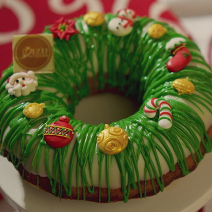 Holiday Wreath Cake