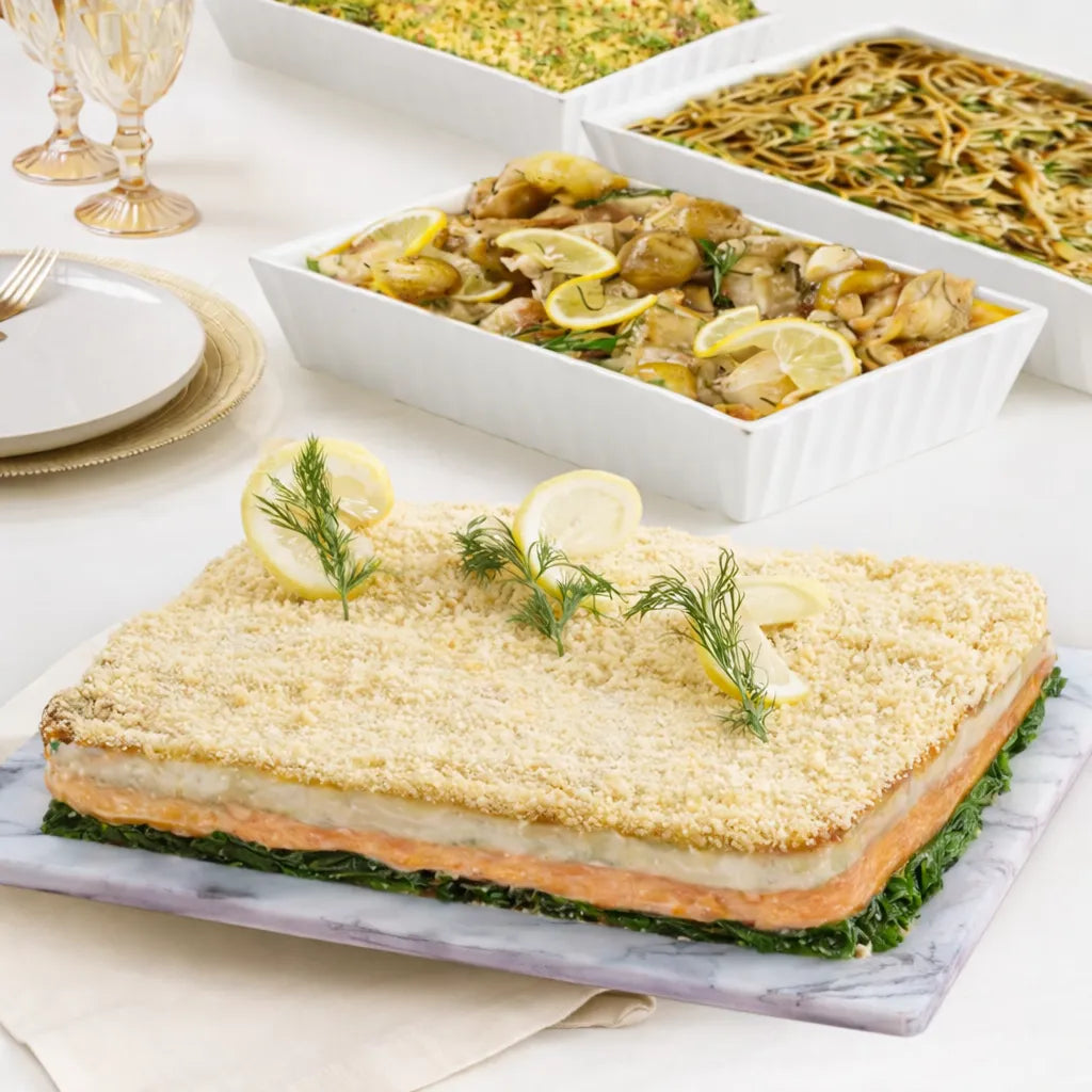 Baked Salmon Rockefeller Set