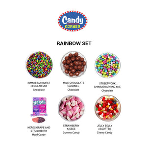 Rainbow Candyfall  Cake
